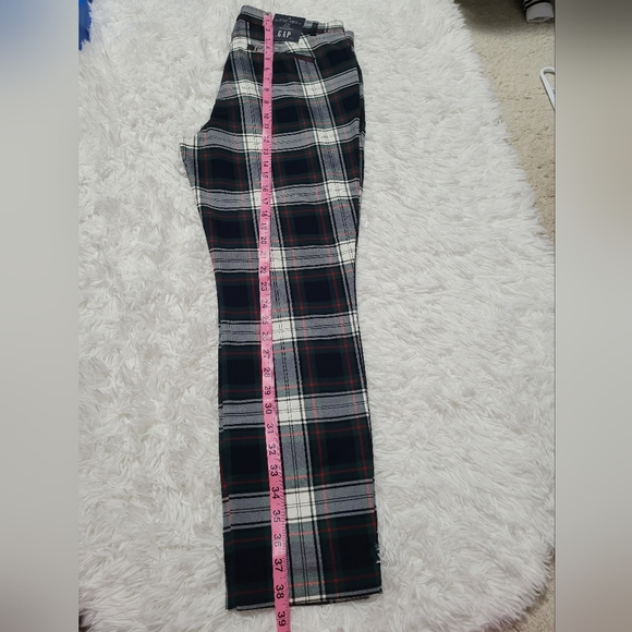 NWT Gap Plaid  Signature Skinny Ankle Pants Size 14 - Picture 6 of 9